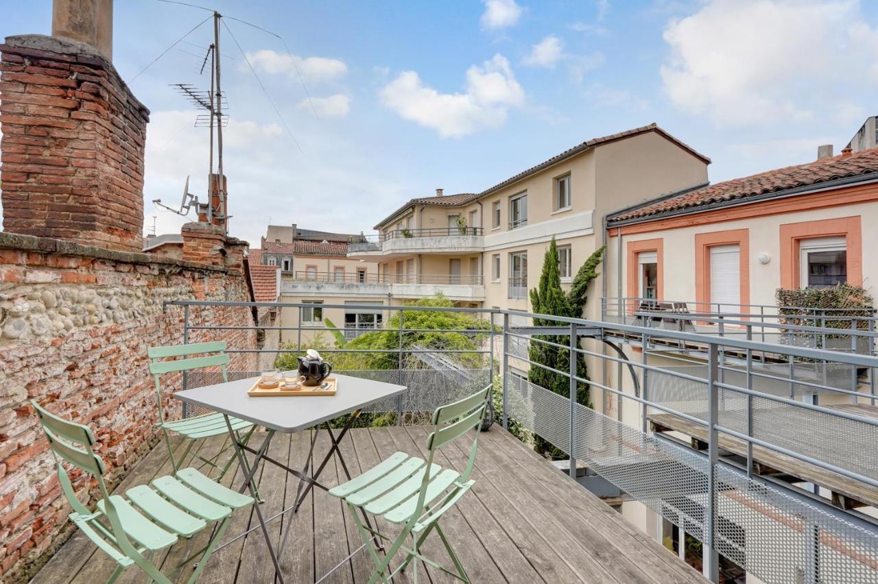 Terrasse Riquet - En Plein Coeur De Toulouse Lejlighed Eksteriør billede